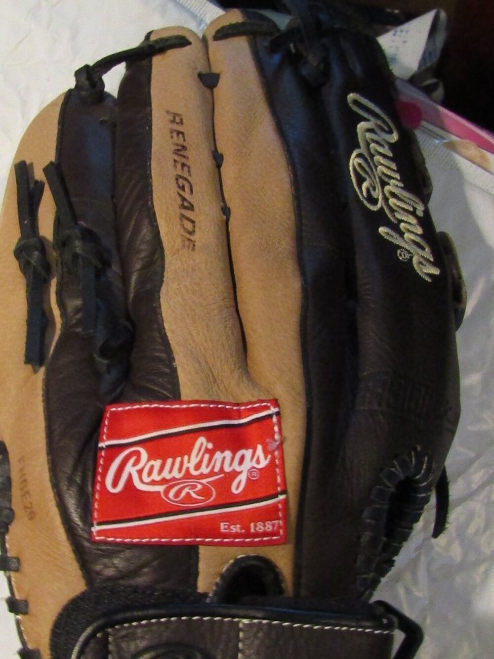 RAWLINGS LEATHER BASEBALL GLOVE R130 13" RENEGADE Code EHBE29 Infield /Outfield